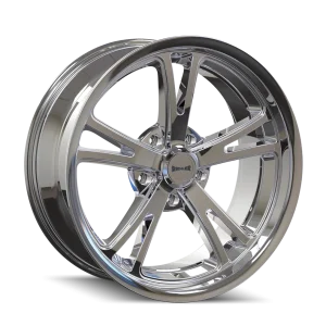Ridler – 606 – Chrome – 17″x7″ 0mm – Summer Wheels – 606-7765C